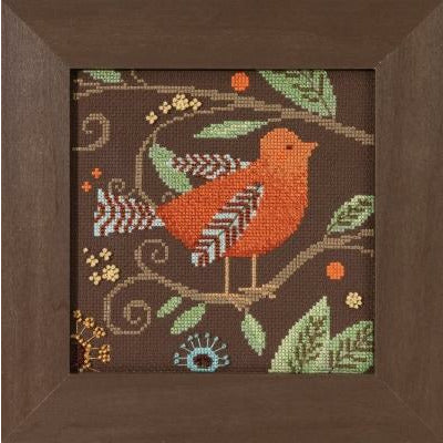 2018 Out on a Limb Series ~ Orange Bird Cross Stitch Kit