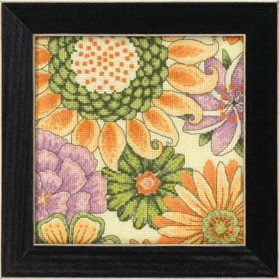 Floral Fantasy ~ Yellow Floral 2 Cross Stitch Kit