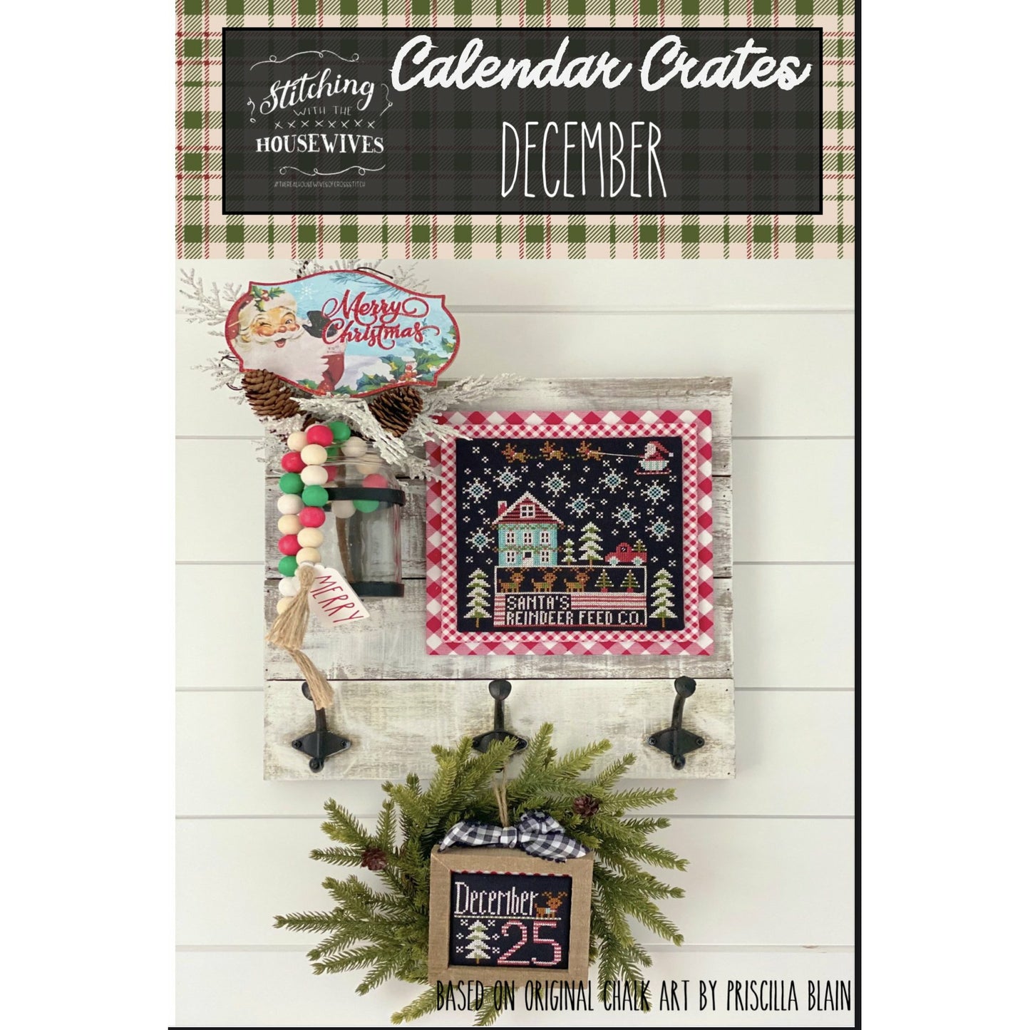 Stitching Housewives ~ Calendar Crates ~ December Pattern