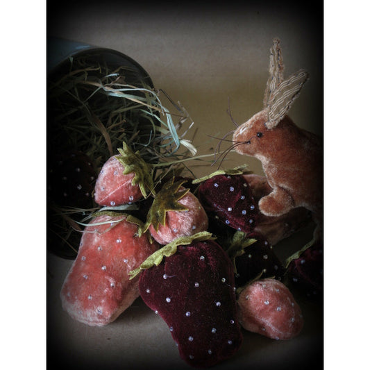 The Cheswick Company | A Berry Delightful Bunny Wool/Felt/Velvet Pattern