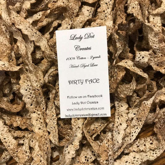 Lady Dot Creates ~ Cotton Lace - Dirty Face