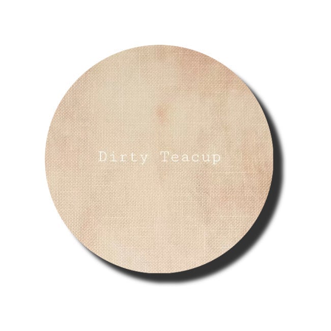 Needle & Flax 40 ct. Dirty Teacup Newcastle Linen Hobby House