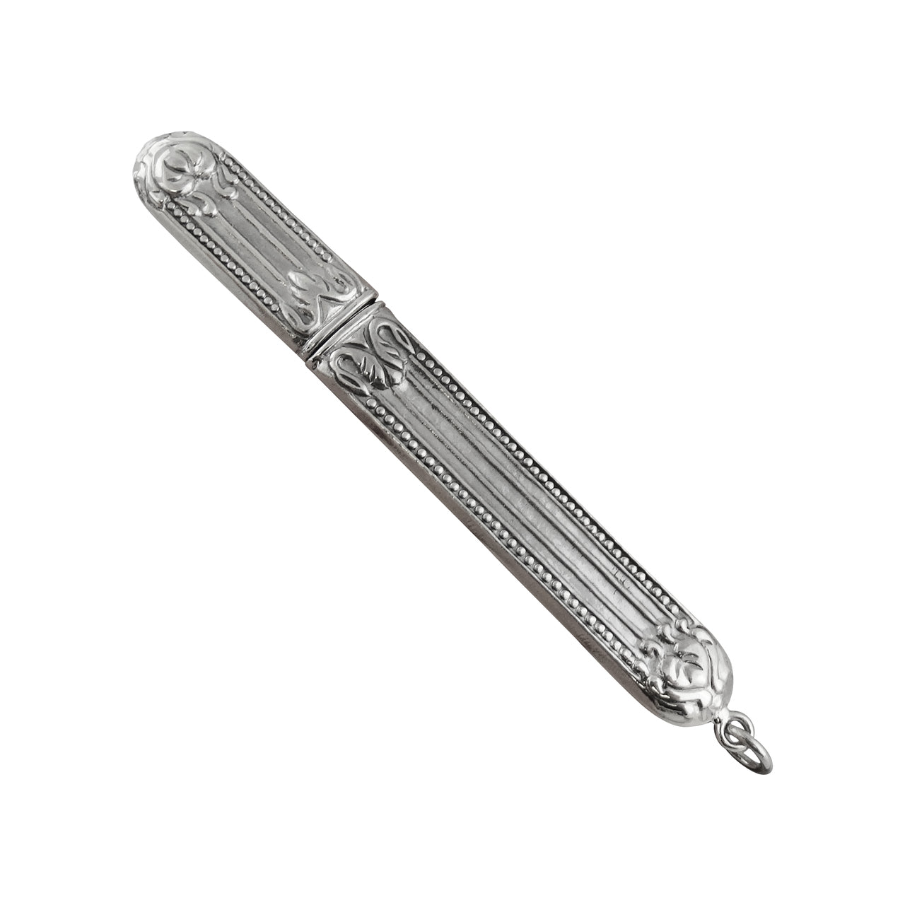 Sterling Silver Victorian Needle Case