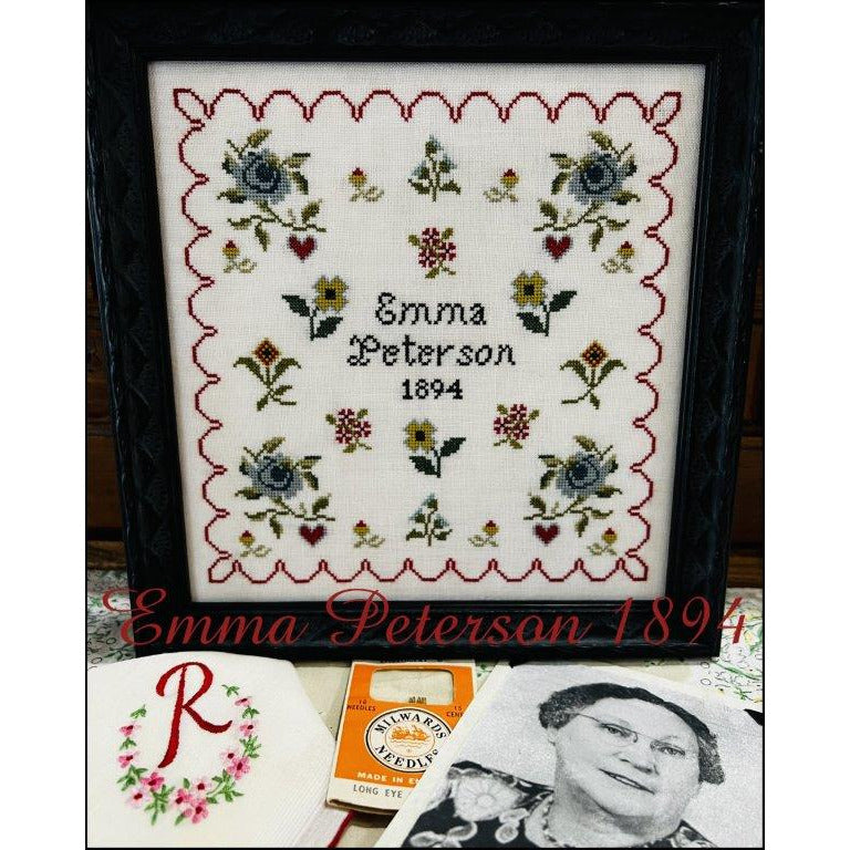 The Scarlett House ~ Emma Peterson 1894 Sampler Pattern