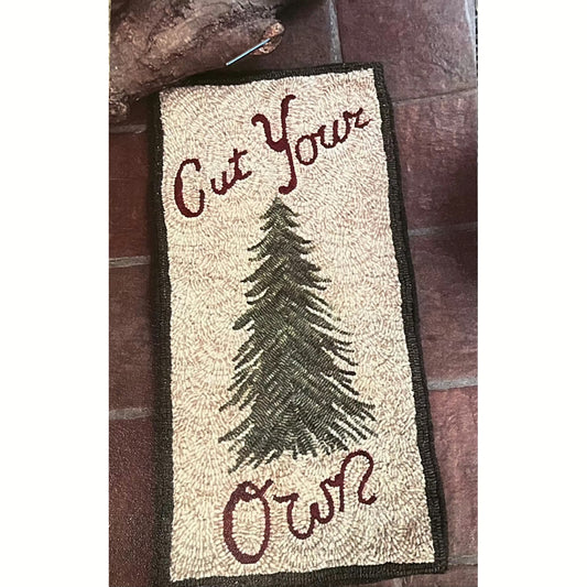 Two Old Crows ~ Cut Your Own Rug Hooking Pattern