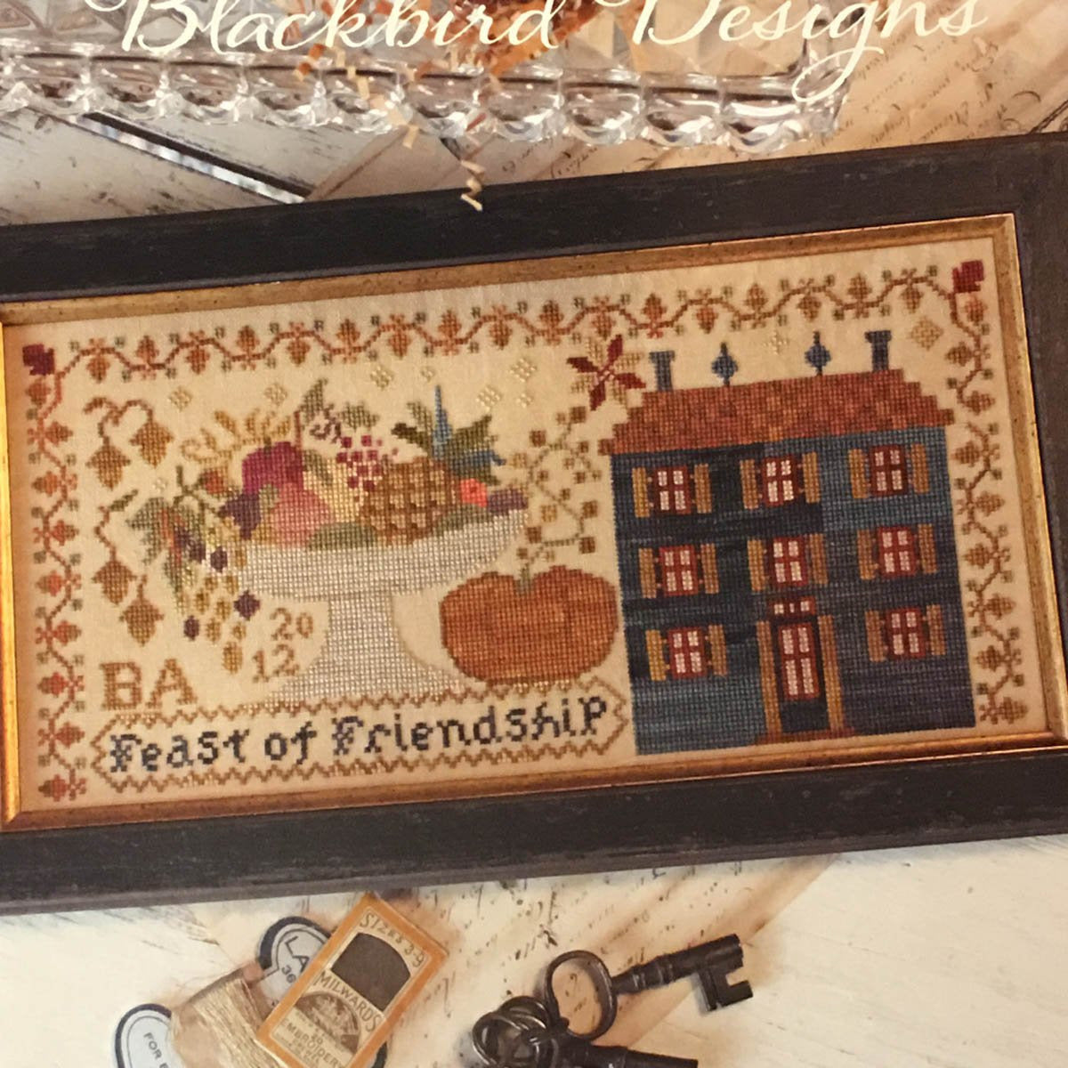 Blackbird Designs ~ Feast of Friendship Cross Stitch Pattern