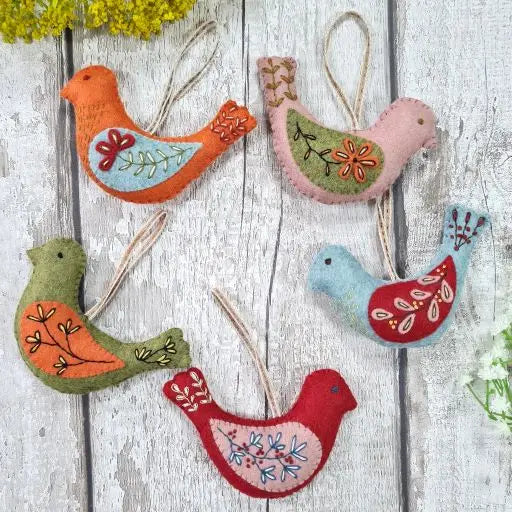 Corrine Lapierre ~ Folk Birds Felt Craft Kit