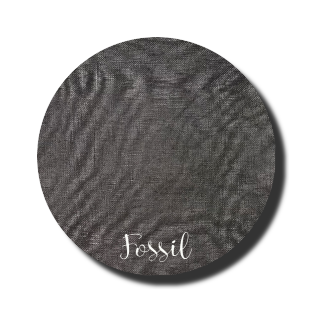Fox & Rabbit ~ 40 ct. Fossil Newcastle Linen