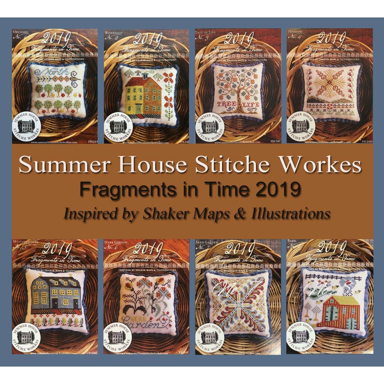 Fragments in Time 2019 Series ~ Shaker Maps & Illustrations