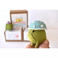 DelilahIris Designs ~ Felt Frog Sewing Kit ~ Mushroom and Flower Bud