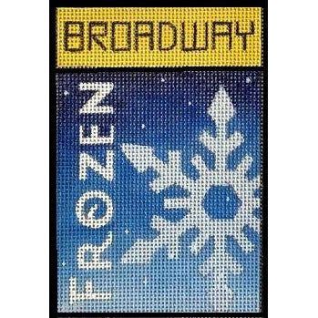 Frozen Broadway Playbill Needlepoint Canvas
