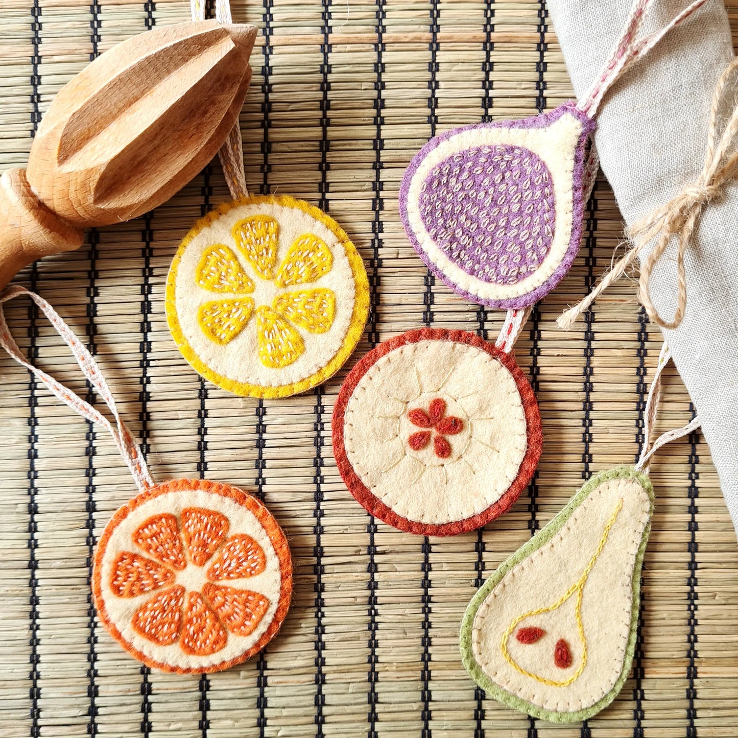 Corrine Lapierre ~ Fruit Felt Embroidery Kit