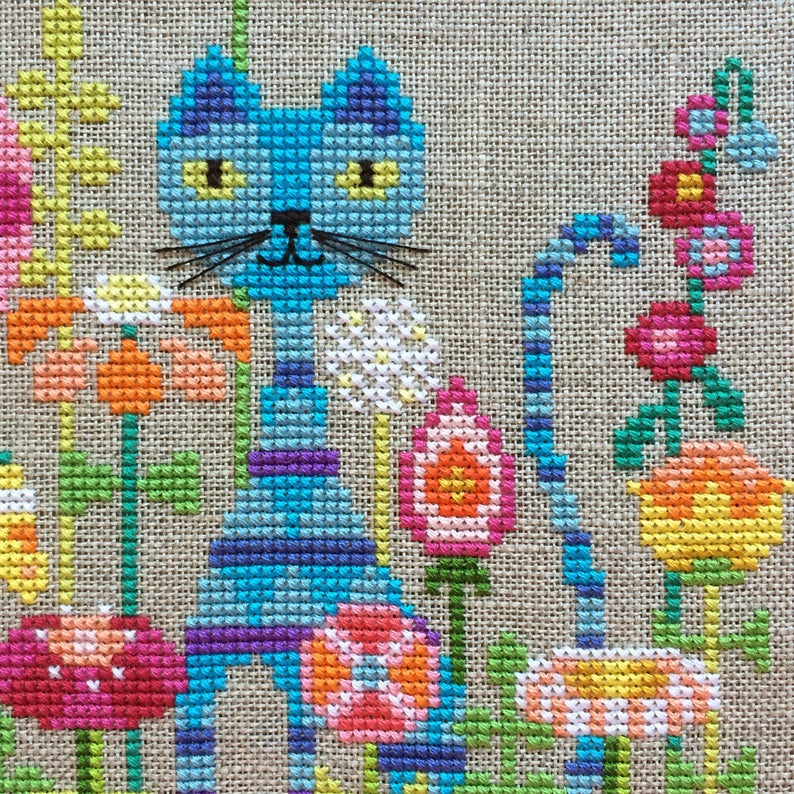 Garden Cat Pattern