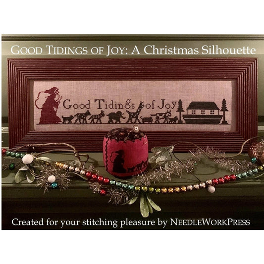 NeedleWorkPress ~ Good Tidings of Joy: A Christmas Silhouette Pattern