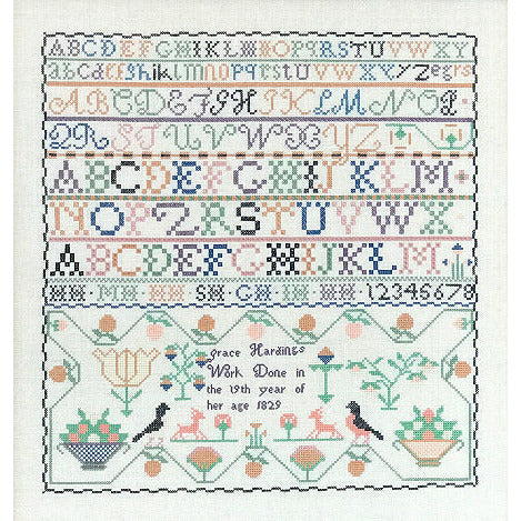 Queenstown Sampler Designs ~Grace Harding 1829