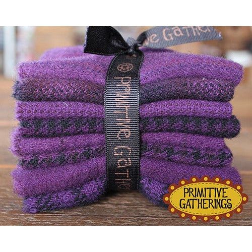 Primitive Gathering Bundle~ Grape Wool Texture - Small