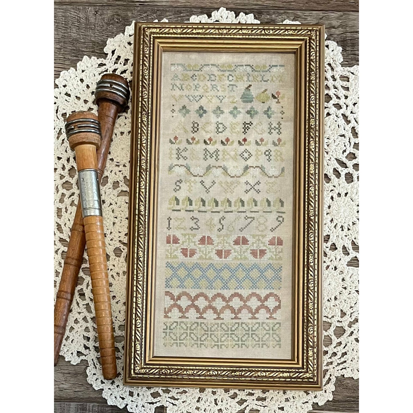 From the Heart ~ The Green Pear Band Sampler Pattern