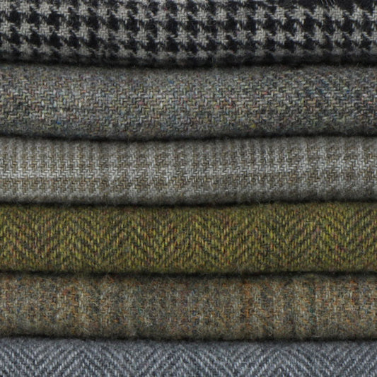 Sue Spargo Hand-Dyed Textural Wool Bundle ~ Grey Flannel