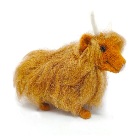 The Crafty Kit Company ~ The Highland Cow Needle Felting Kit