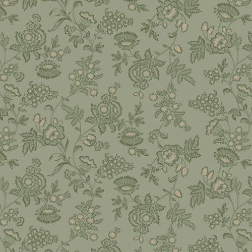 Kim Diehl ~ Cottage Linens Detailed Floral 108" 461-11
