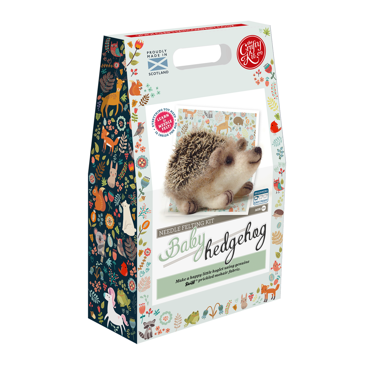 The Crafty Kit Company ~ Baby Hedgehog Needle Felting Kit