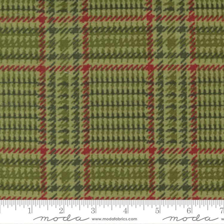 Yuletide Gatherings ~ Primitive Gatherings ~ Holly Holiday Plaid Check ~ 49147 13F