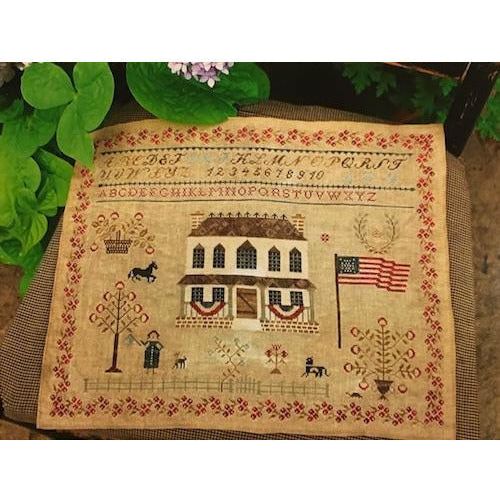 Stacy Nash Primitives ~ Summer at Hollyberry Farm Sampler Pattern