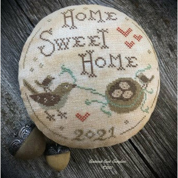 Scattered Seed Samplers ~ Home Sweet Home Pinkeep Pattern