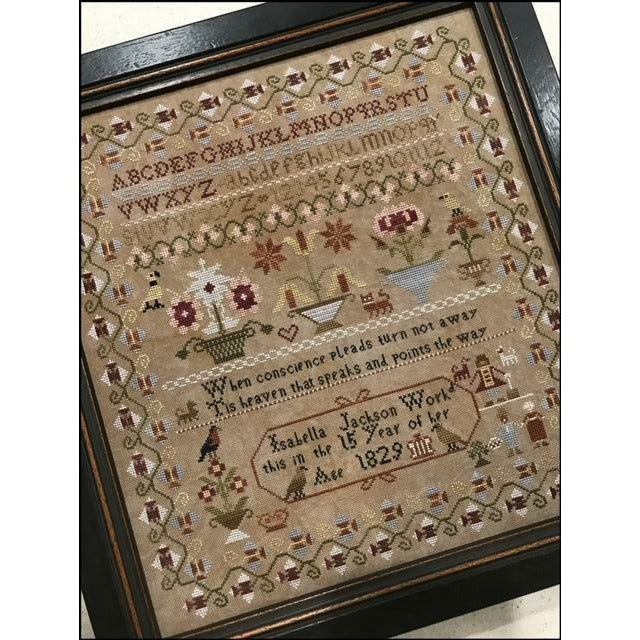 The Scarlett House ~ Isabella Jackson 1829 Sampler Pattern