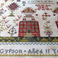 Whilst Iris Naps | Mary Gypson 1828 Reproduction Sampler