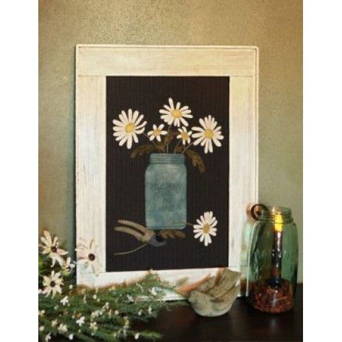 Primitive Gatherings ~ Fresh Cut Daisies Wool Applique Kit