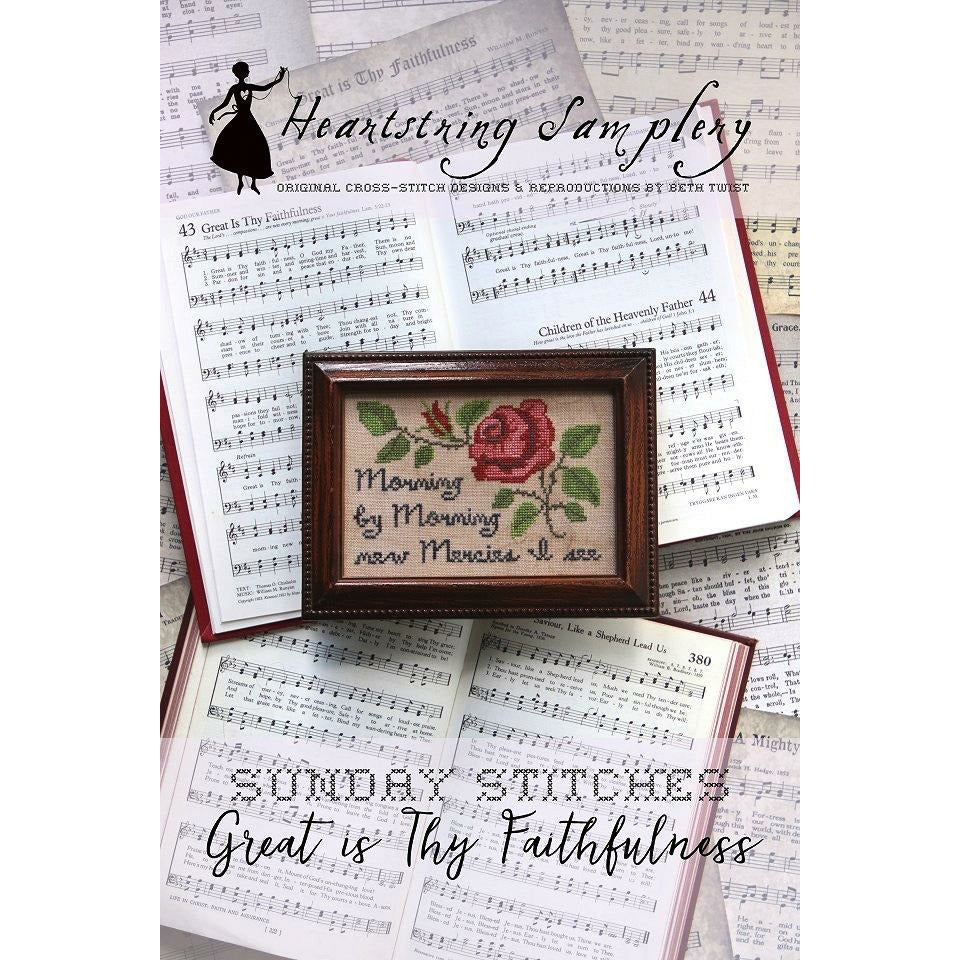 Heartstring Samplery ~ Sunday Stitches Pattern ~ December Great Is Thy Faithfulness