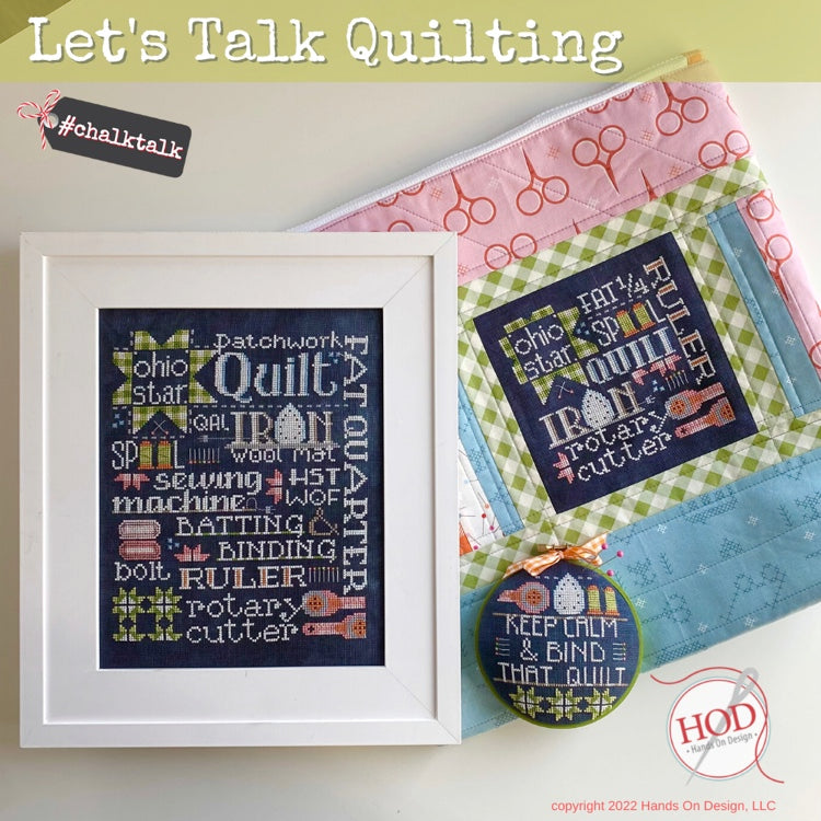 Hands on Designs ~ Let's Talk Quilting - #Chalktalk Pattern