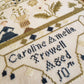 With Thy Needle & Thread ~ Caroline Amelia Trowell Sampler Pattern
