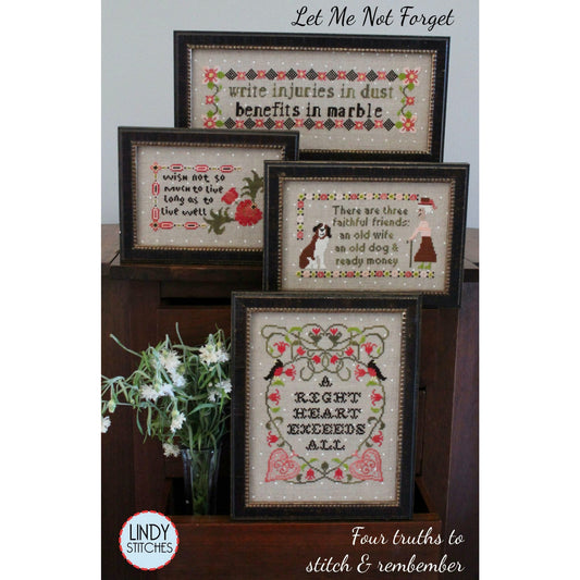 Lindy Stitches ~ Let Me Not Forget Pattern