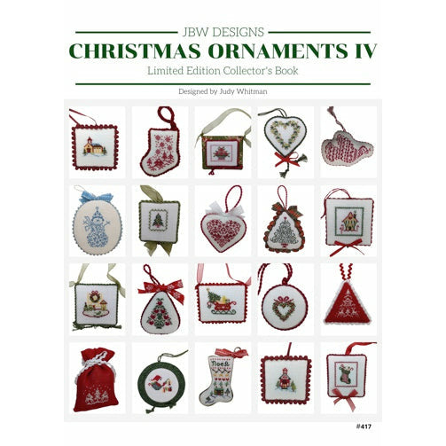 JBW Designs ~ Christmas Ornaments IV Pattern Collector's Book
