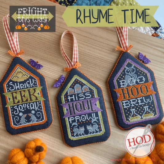 Hands On Design ~ Fright This Way - Rhyme Time Pattern