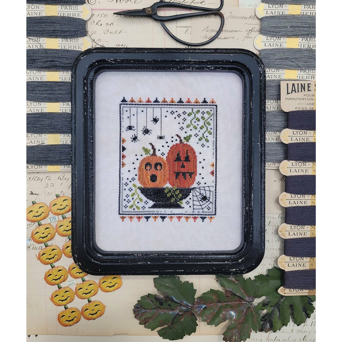 Hello from Liz Mathews ~ Two Pumpkins Bright Pattern