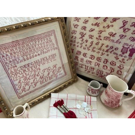 JBW Designs ~ A Collection of Antique Red Samplers Pattern