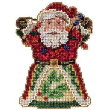 2021 Jim Shore Series ~ Santa with Lights Cross Stitch Kit