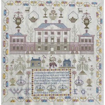 Gentle Pursuit Designs ~ Jean Key Circa 1798 Scottish Sampler Pattern