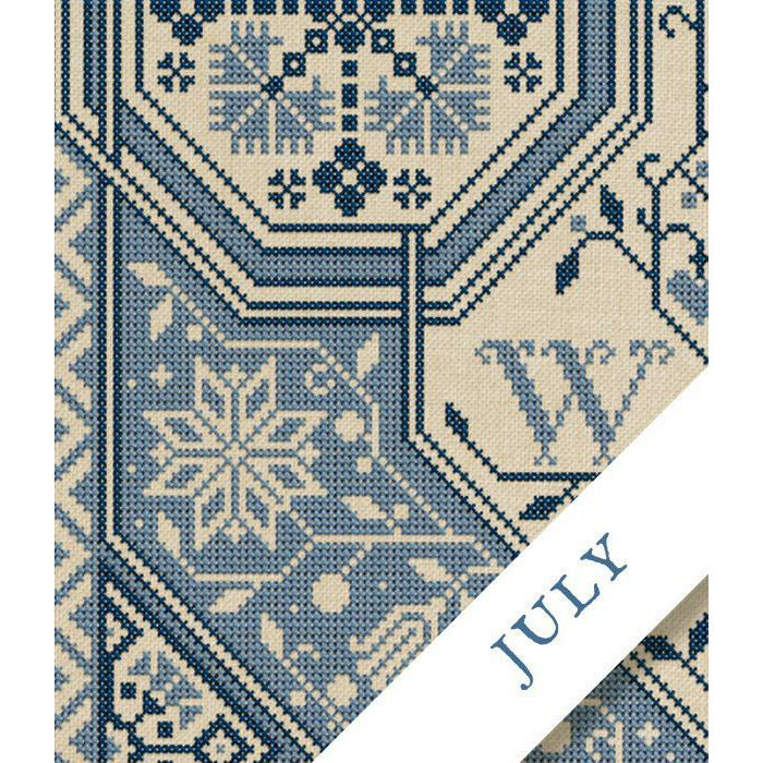 Modern Folk Embroidery ~ SAL 2021 Part 7 ~ The Fruit of Plenty July Pattern