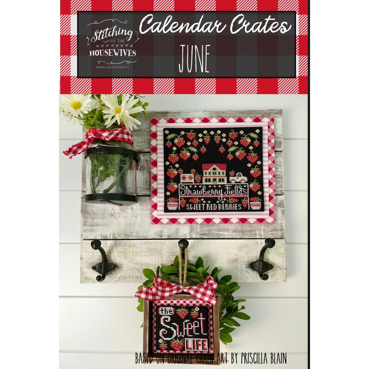 Stitching Housewives ~ Calendar Crates ~ June Pattern