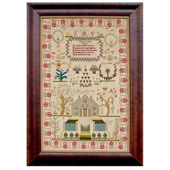 Hands Across The Sea ~ Helen Kedslie 1815 Reproduction Sampler