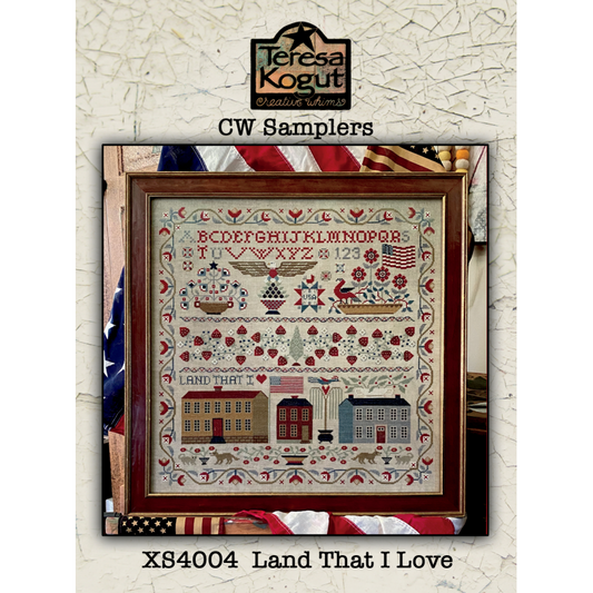 Teresa Kogut ~ Land That I Love Sampler Pattern