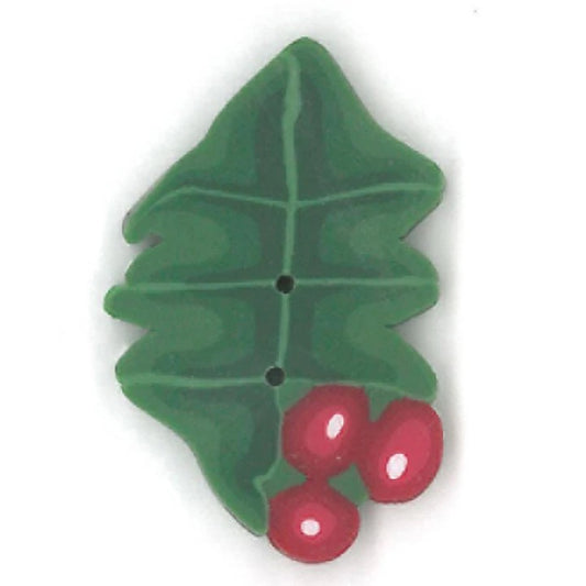 JABC ~ Large Holly Button