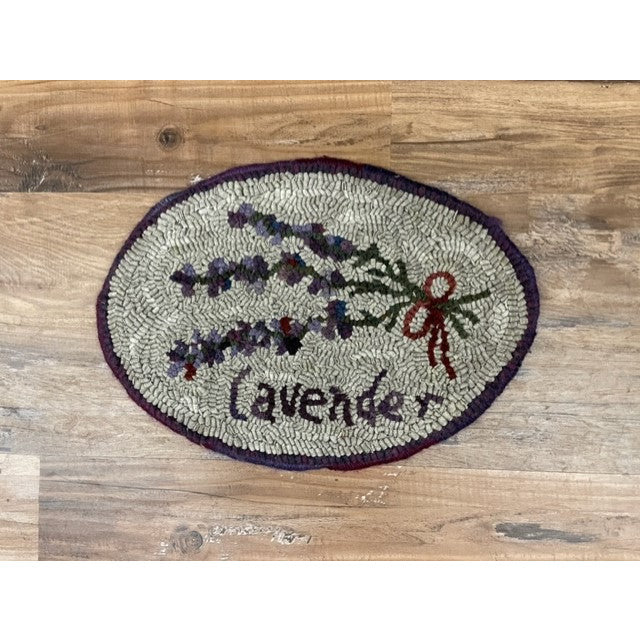 Payton's Primitives Rug Hooking Pattern Lavender Hobby House