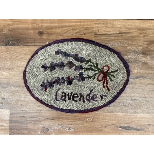 Payton's Primitives Rug Hooking Pattern ~ Lavender