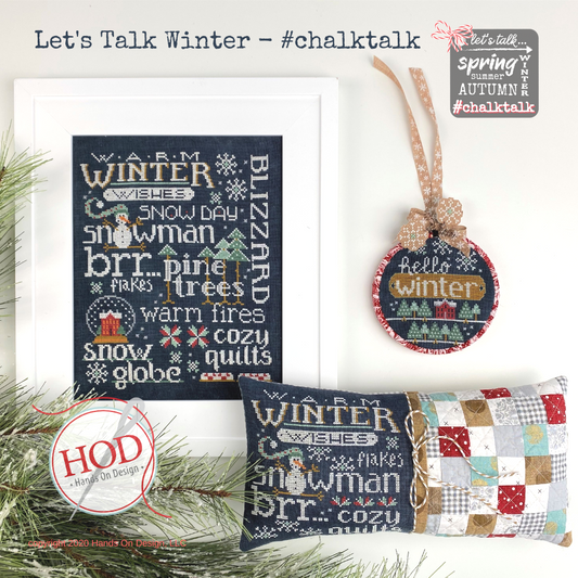 Hands on Designs ~ Let's Talk Winter - #Chalktalk Pattern