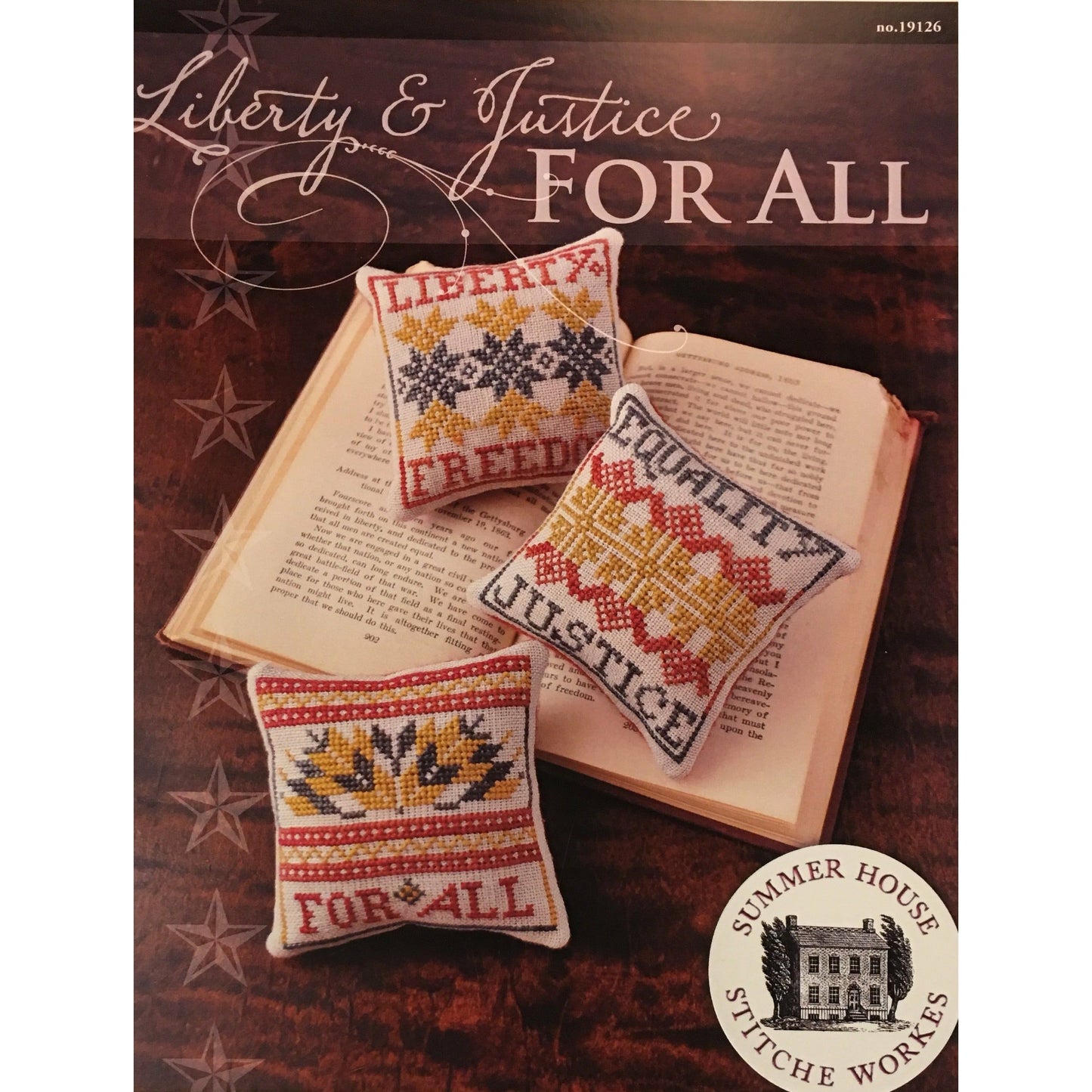 Liberty & Justice for All Cross Stitch Pattern
